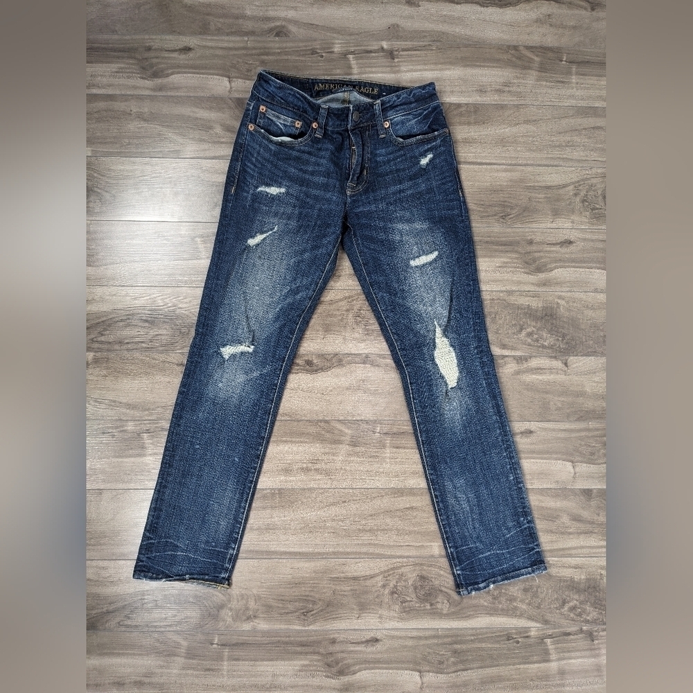American Eagle Jeans Slim Straight Blue Size 28